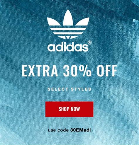 adidas 30 off discount code.